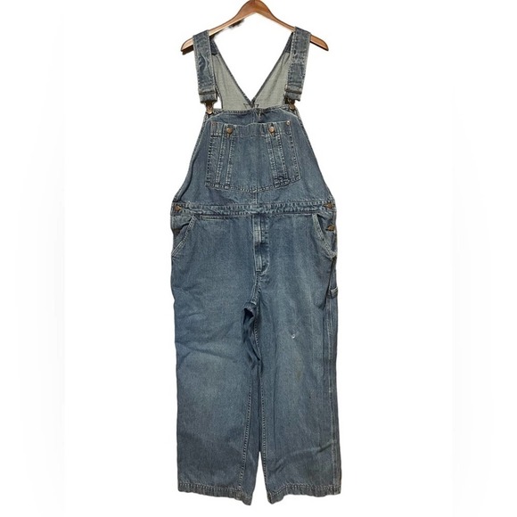 Vintage OshKosh Adult Men’s Denim Overalls Size 38x30 - Picture 1 of 6